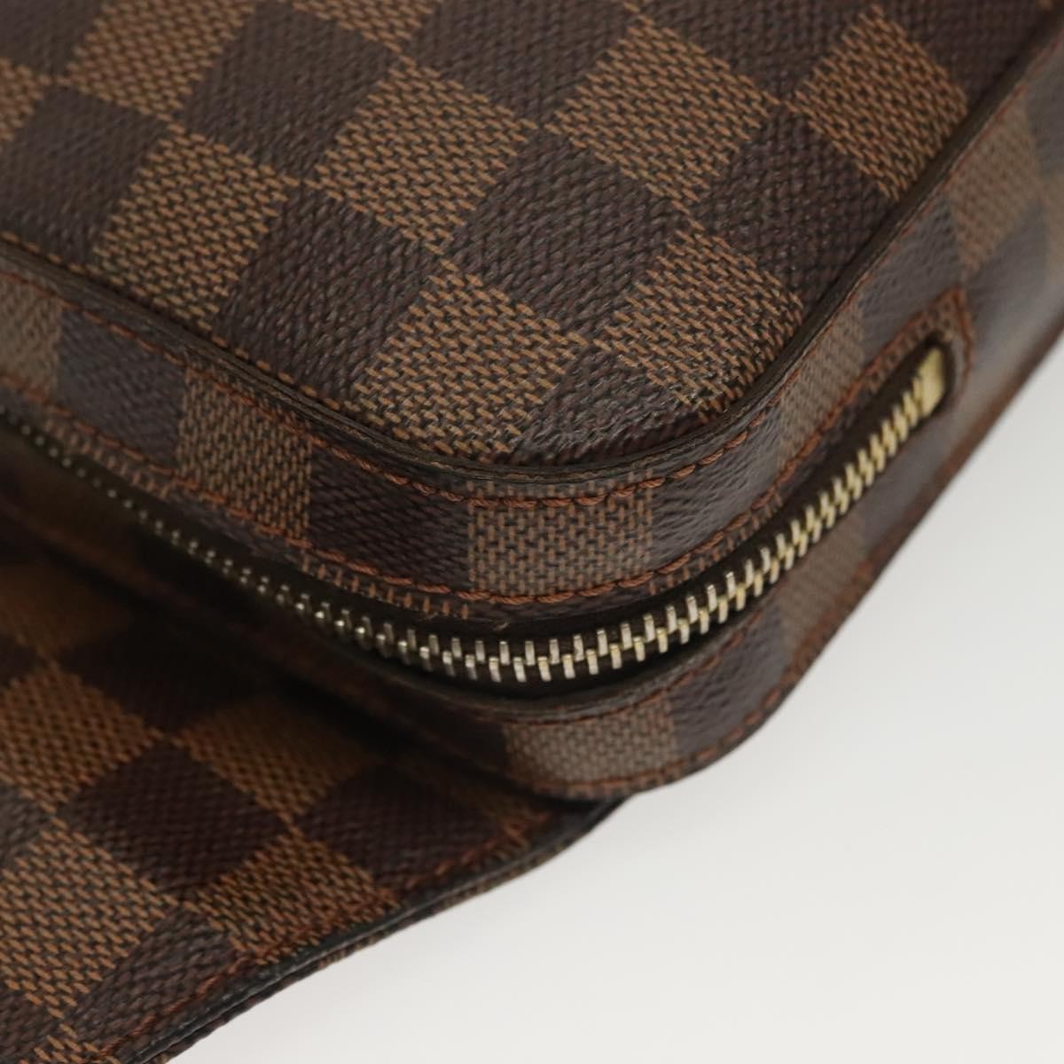 Louis Vuitton Geronimos Waist Bag Damier, BROWN, CANVAS, Shoulder bag