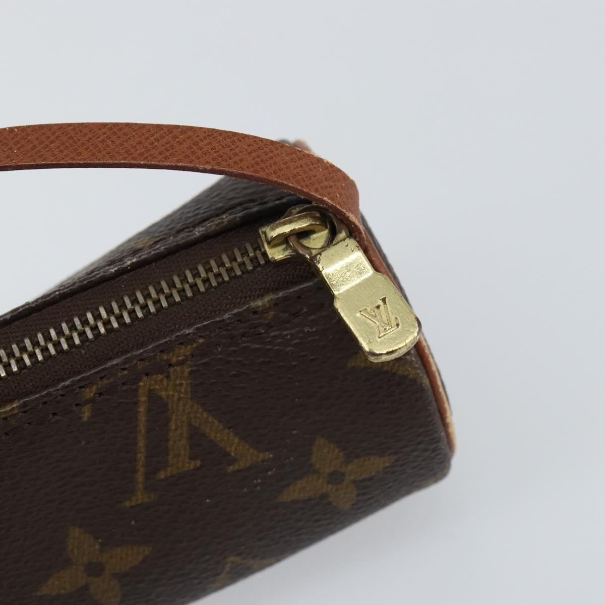 Louis Vuitton Papillon Pochette Monogram Canvas, BROWN, CANVAS, Clutche & pouche