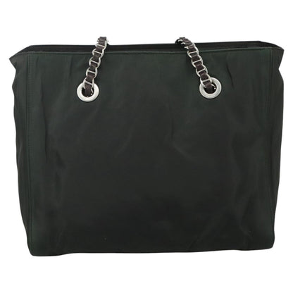 Prada Vintage Chain Tote Tessuto, KHAKI, NYLON, Tote bag