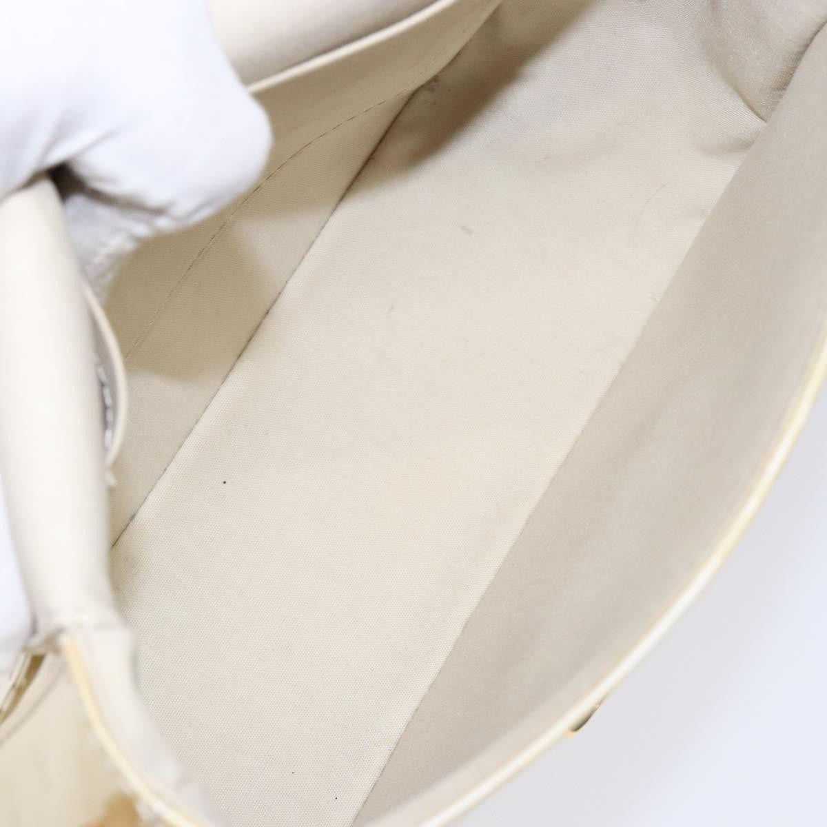 Louis Vuitton Bellflower Handbag Monogram Vernis, BEIGE, PATENT_LEATHER, Handbag