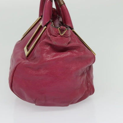 Chloe Ethel Tote Leather, PINK, LEATHER, Tote bag