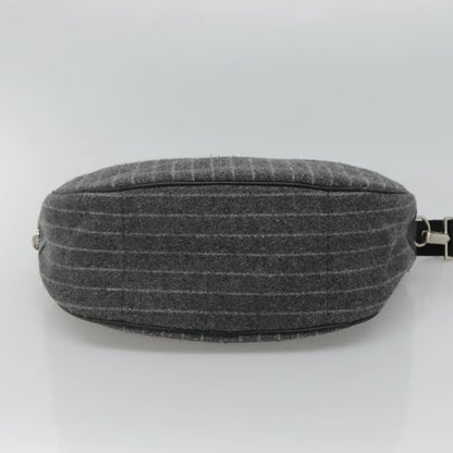 Burberry Black Label Shoulder bag Wool, GRAY, WOOL, Shoulder bag