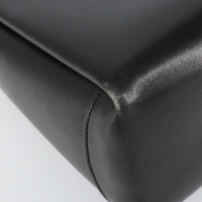 Gucci Vintage Convertible Box Crossbody Bag Leather, BLACK, LEATHER, Handbag