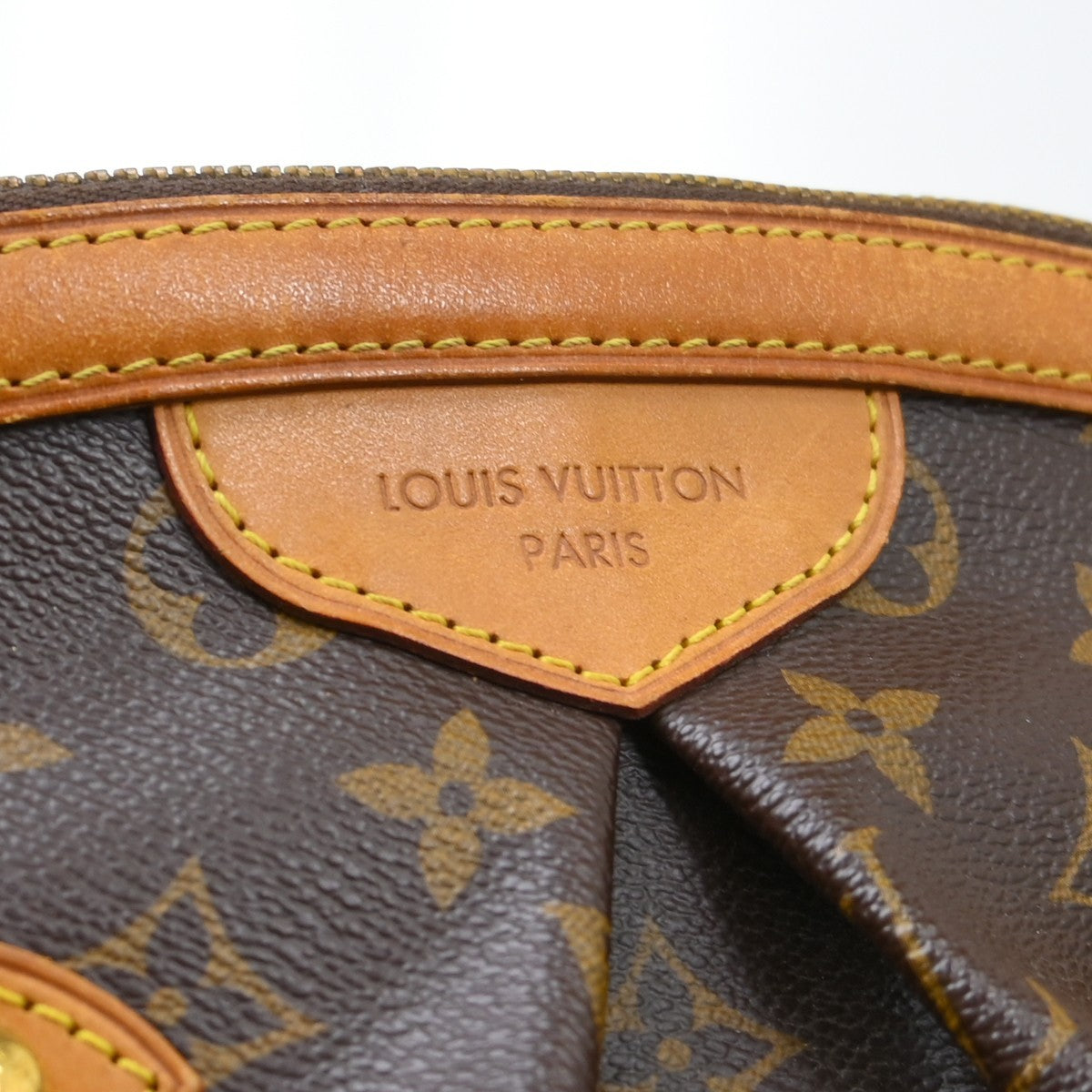 Louis Vuitton Tivoli Handbag Monogram Canvas, Brown, Canvas, Handbag