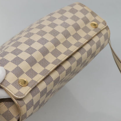 Louis Vuitton Naviglio Handbag Damier, WHITE, CANVAS, Shoulder bag