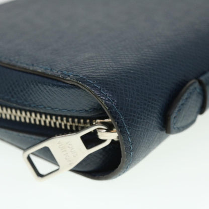 Louis Vuitton Zippy XL Taiga Leather, Navy, Leather, Wallet