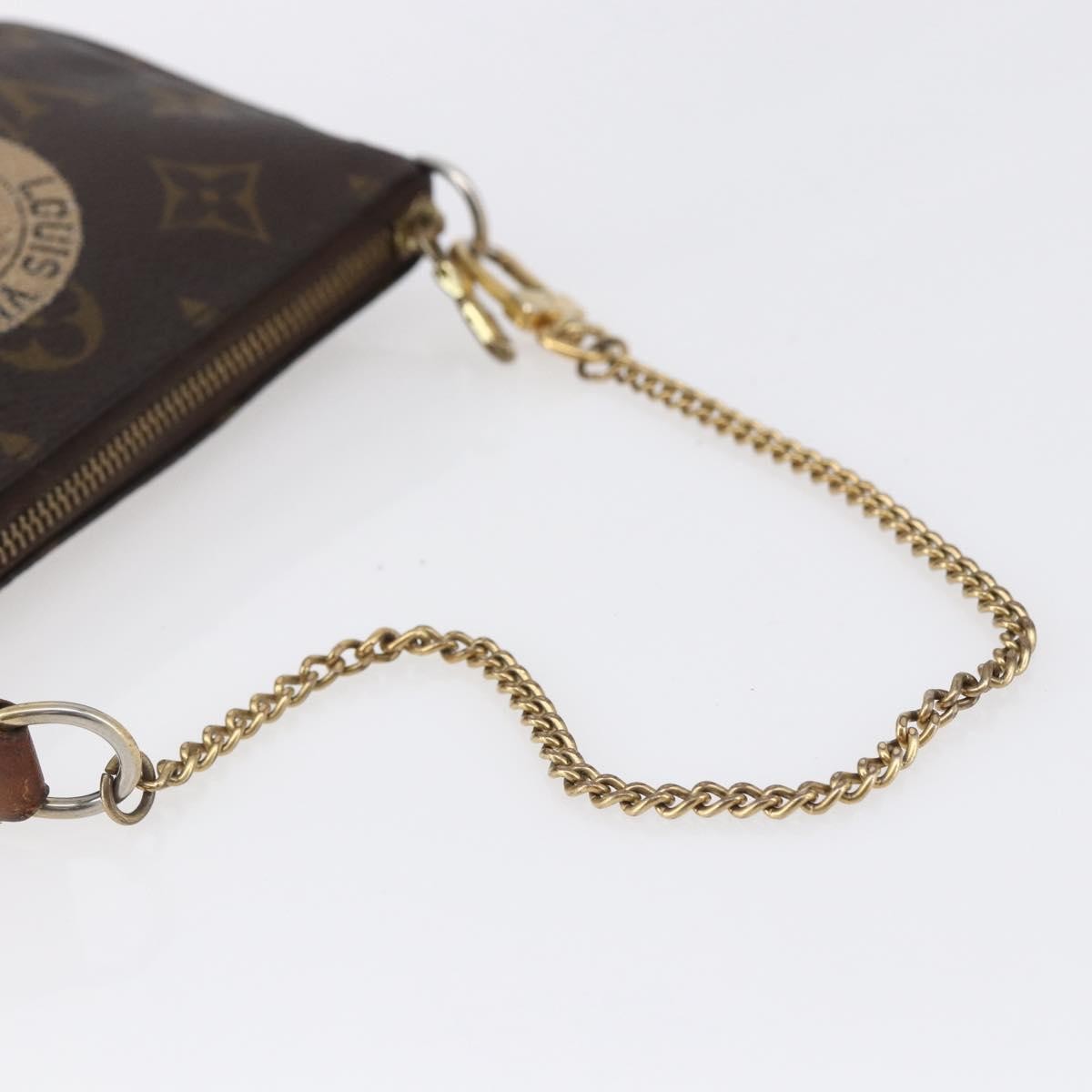 Louis Vuitton Pochette Accessoires Limited Edition Monogram Canvas, BROWN, CANVAS, Clutche & pouche