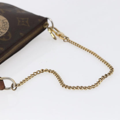 Louis Vuitton Pochette Accessoires Limited Edition Monogram Canvas, BROWN, CANVAS, Clutche & pouche