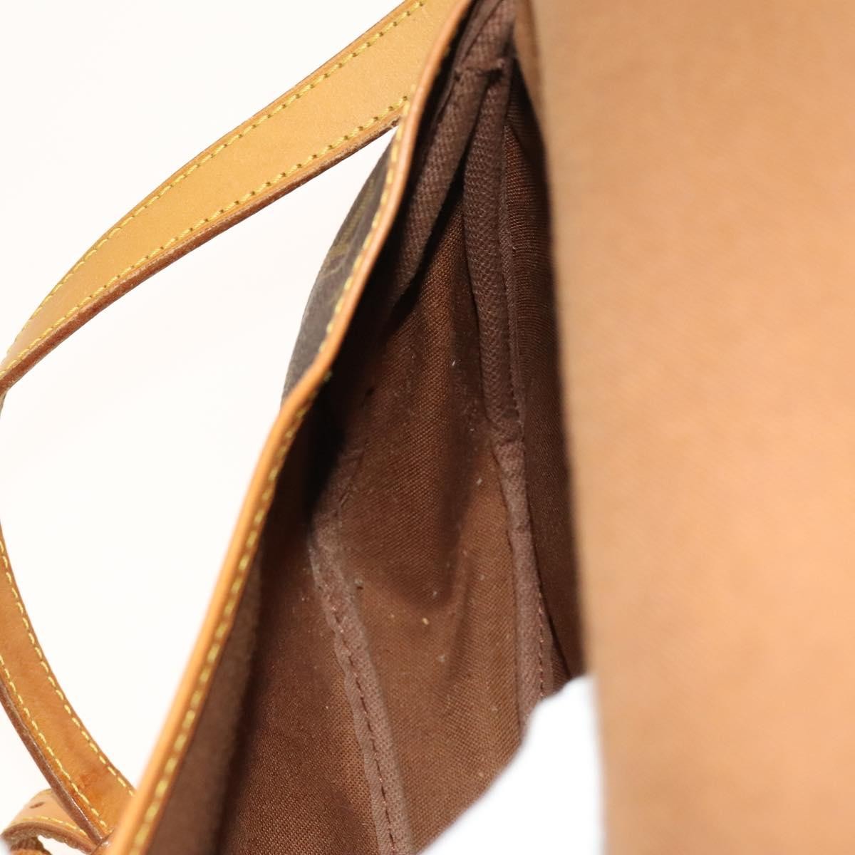 Louis Vuitton Saumur Handbag Monogram Canvas, BROWN, CANVAS, Shoulder bag