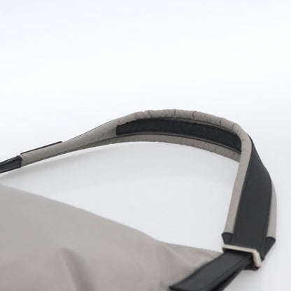 Salvatore Ferragamo Vintage Shoulder Bag Nylon, Gray, Nylon, Shoulder Bag