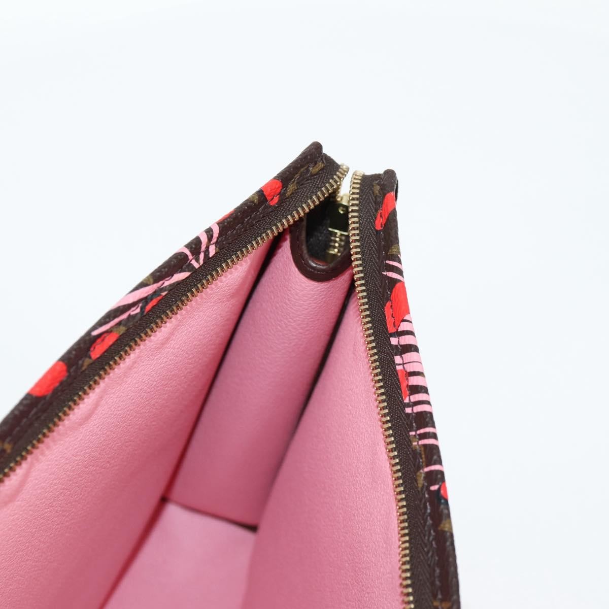 Louis Vuitton Toiletry Pouch Limited Edition Monogram Jungle Dots, BROWN, CANVAS, Toiletry Case