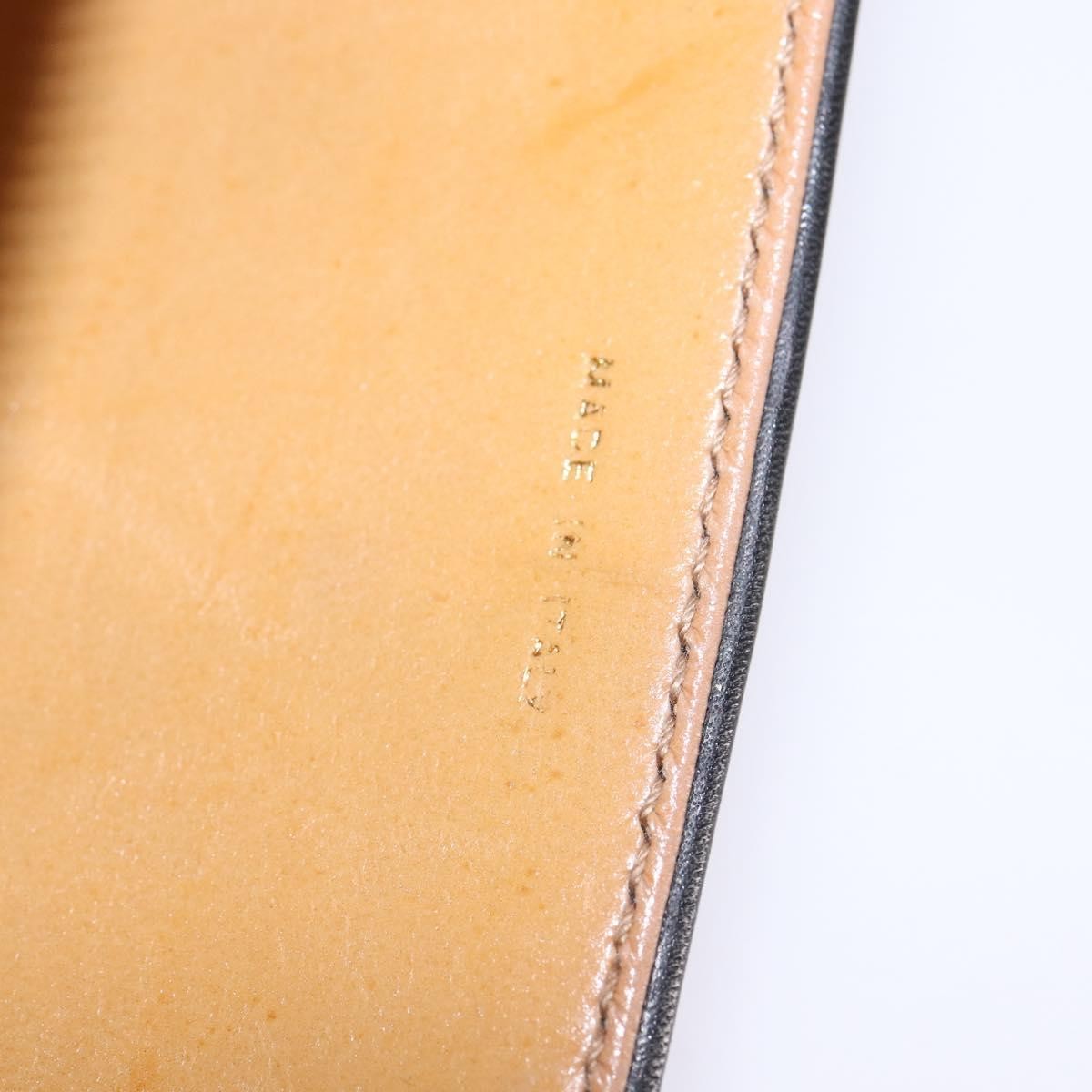 Celine Vintage Triomphe Shoulder Bag Leather, BLACK, LEATHER, Shoulder bag