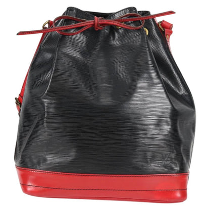 Louis Vuitton Noe Handbag Epi Leather, BLACK, LEATHER, Shoulder bag