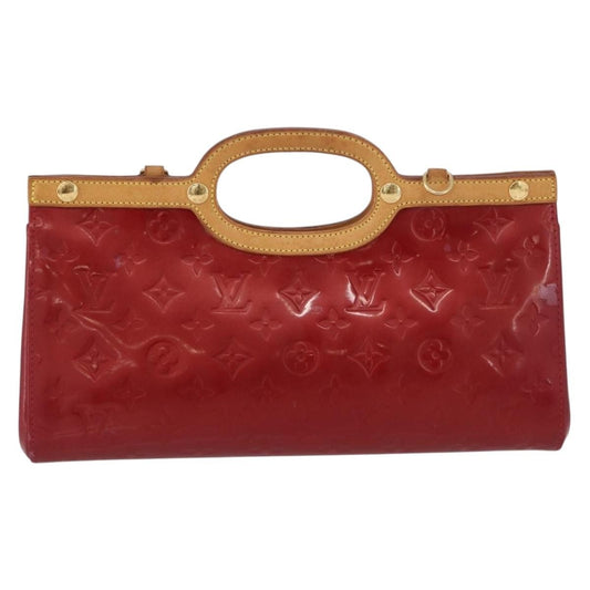 Louis Vuitton Roxbury Drive Handbag Monogram Vernis, RED, PATENT_LEATHER, Handbag