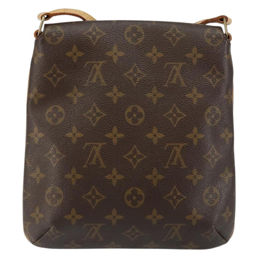 Louis Vuitton Musette Salsa Handbag Monogram Canvas, BROWN, CANVAS, Shoulder bag