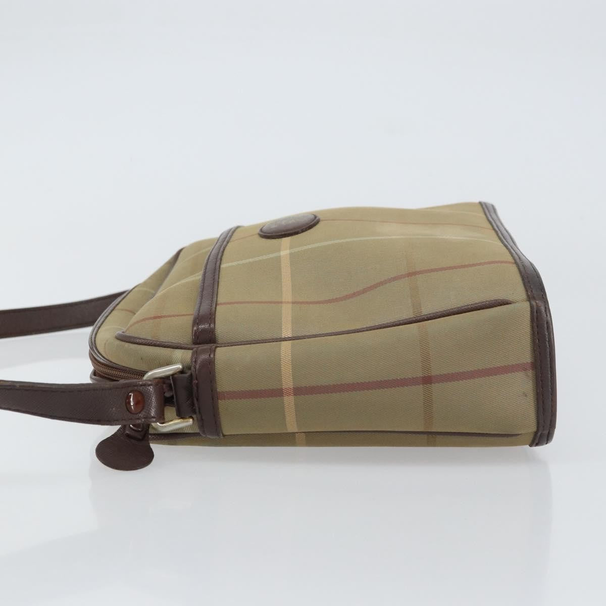 Burberry Nova check Shoulder bag Canvas, BEIGE, CANVAS, Shoulder bag