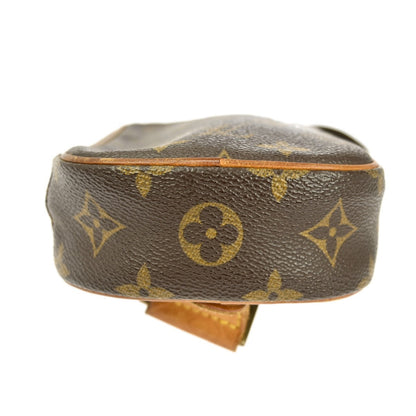 Louis Vuitton Pochette Gange Monogram Canvas, BROWN, CANVAS, Clutche & pouche