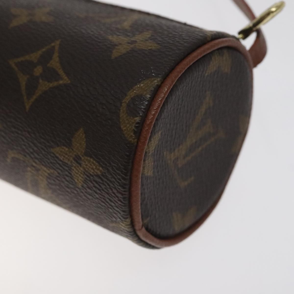Louis Vuitton Papillon Pochette Monogram Canvas, BROWN, CANVAS, Clutche & pouche