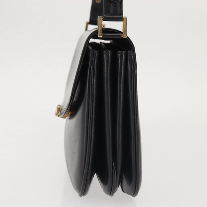 Bally Vintage Shoulder Bag Leather, BLACK, LEATHER, Shoulder bag