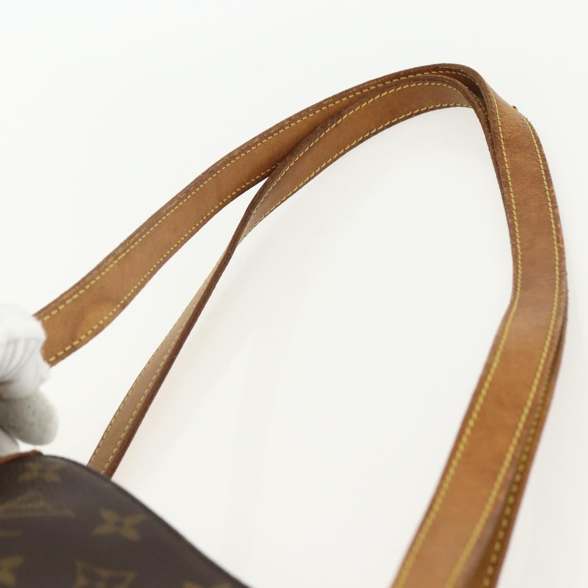 Louis Vuitton Shopping Sac Handbag Monogram Canvas, BROWN, CANVAS, Tote bag