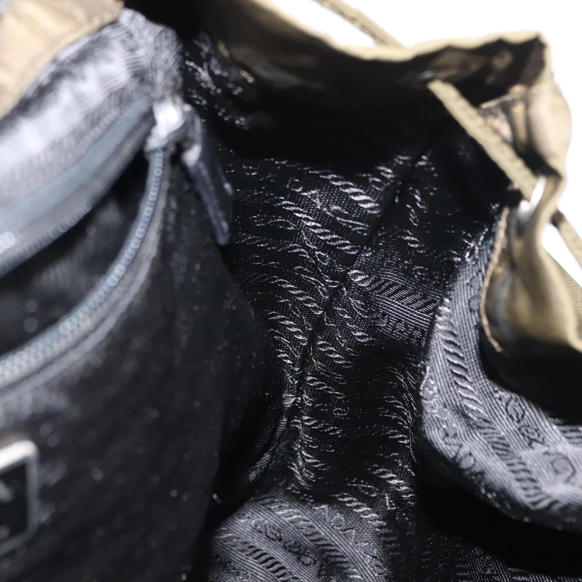 Prada Double Front Pocket Backpack Tessuto, KHAKI, NYLON, Backpack