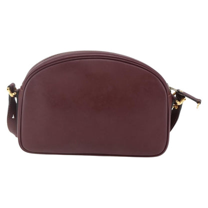 cartier Must de Cartier Shoulder Bag Leather, BURGUNDY, LEATHER, Shoulder bag