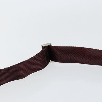 Prada Front Pocket Crossbody Bag Tessuto, BURGUNDY, NYLON, Shoulder bag