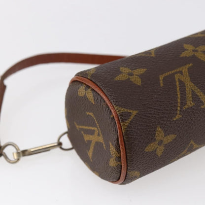 Louis Vuitton Papillon Pochette Monogram Canvas, BROWN, CANVAS, Clutche & pouche