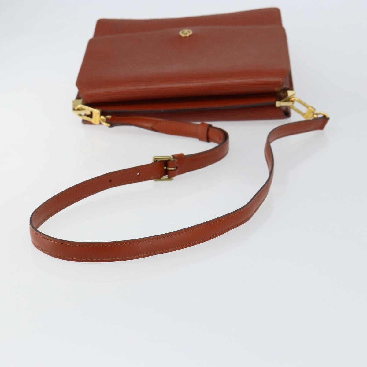 Louis Vuitton Grenelle Shoulder Bag Epi Leather, BROWN, LEATHER, Shoulder bag