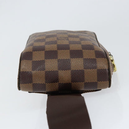 Louis Vuitton Geronimos Waist Bag Damier, BROWN, CANVAS, Shoulder bag