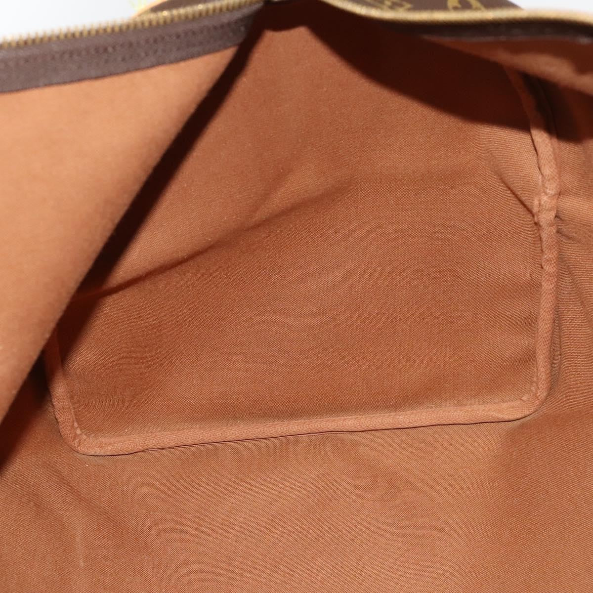 Louis Vuitton Keepall Bag Monogram Canvas, BROWN, CANVAS, Travel bag