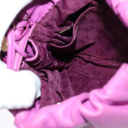 Loewe Flamenco Crossbody Bag Leather, PURPLE, LEATHER, Shoulder bag