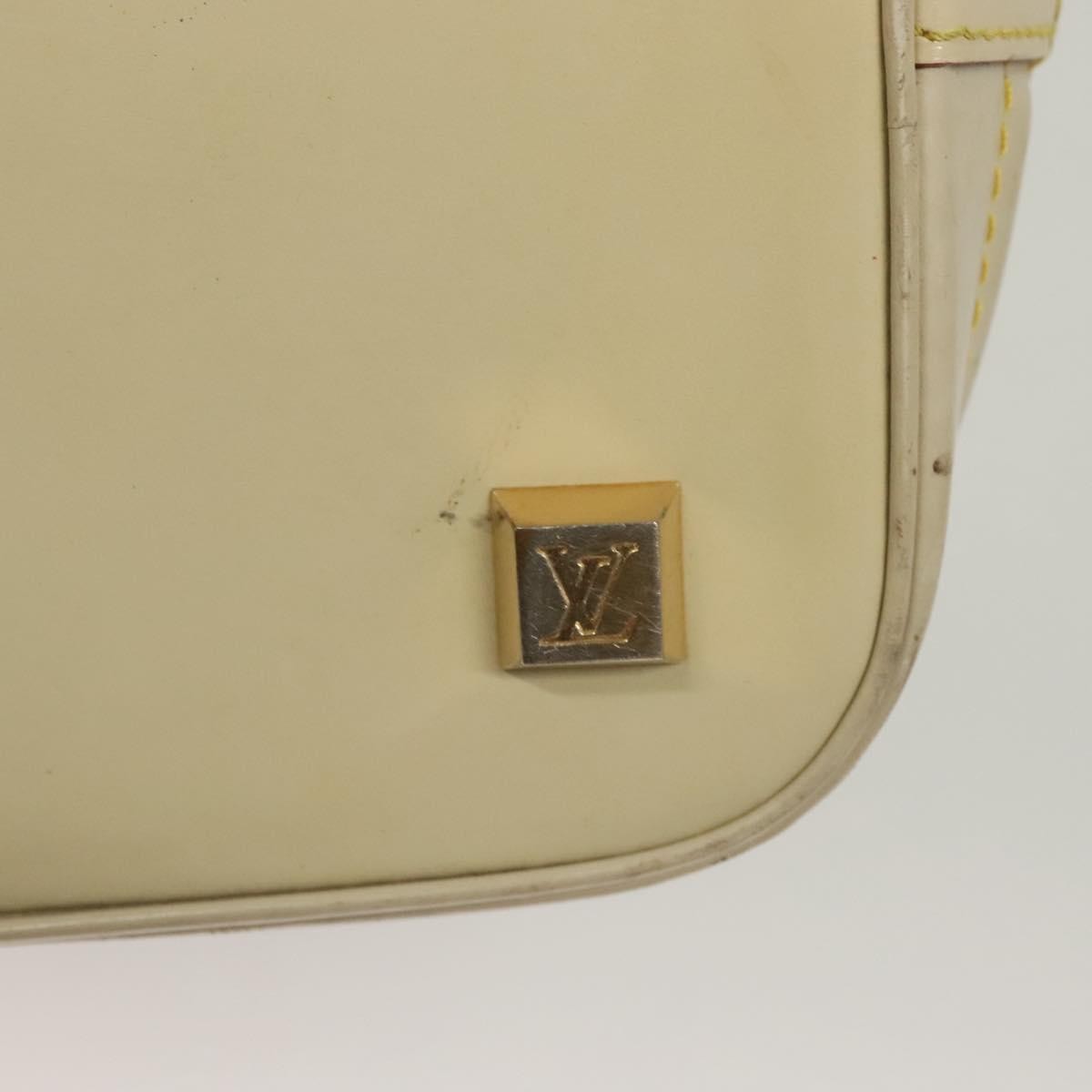 Louis Vuitton Suhali Lockit Handbag Leather, WHITE, LEATHER, Handbag
