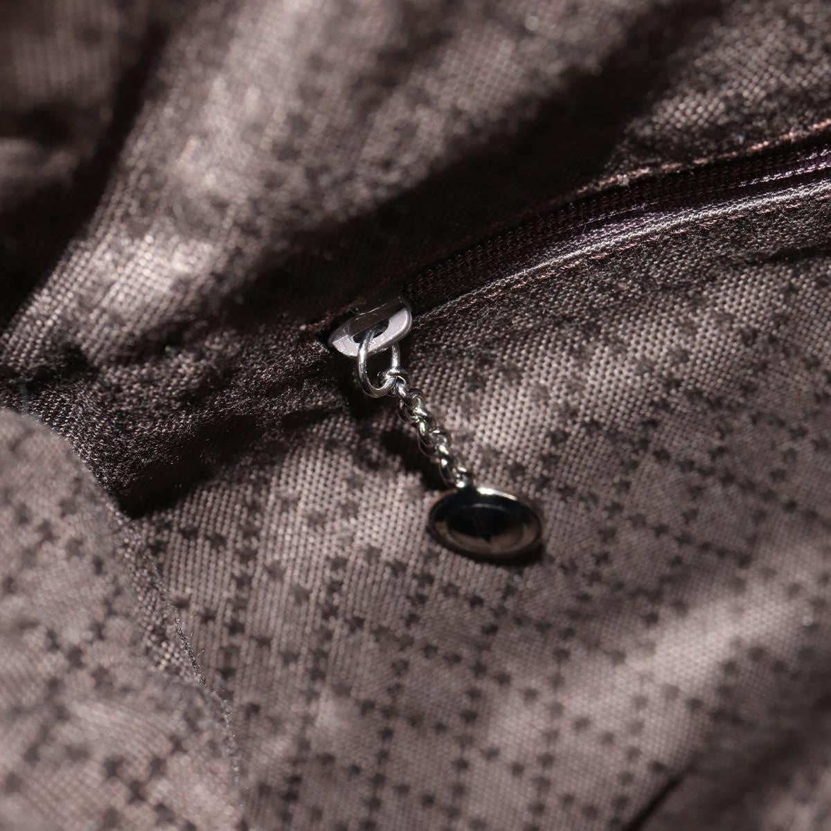 Gucci Vintage Bamboo Shoulder Bag Nylon, BROWN, NYLON, Shoulder bag