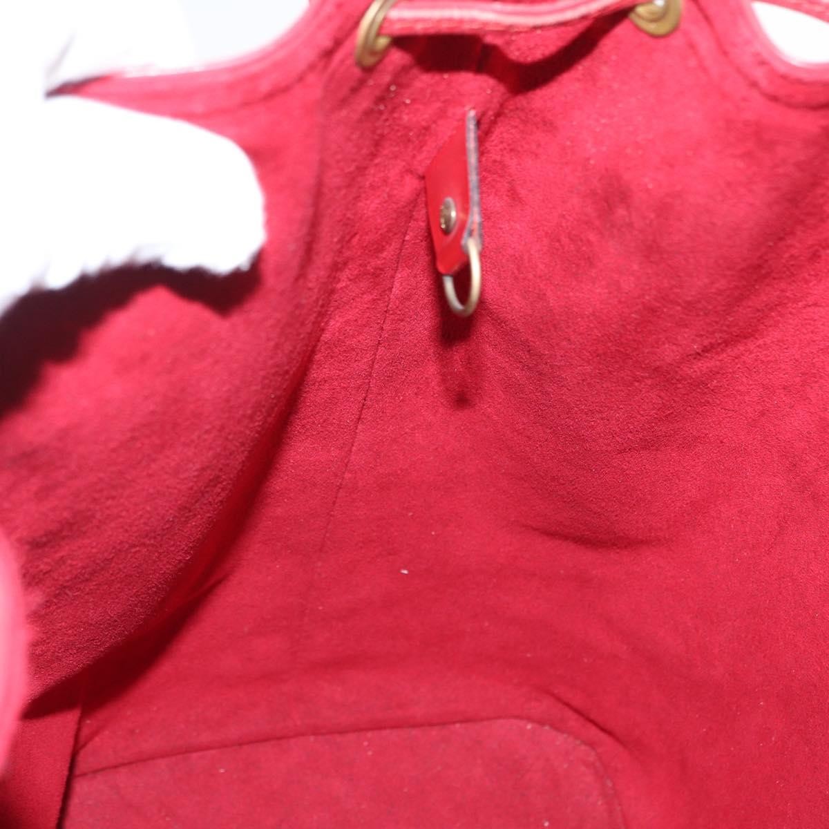 Louis Vuitton Petit Noe NM Handbag Epi Leather, RED, LEATHER, Shoulder bag