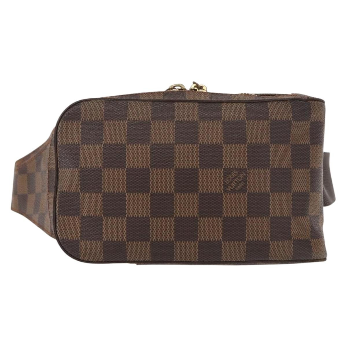 Louis Vuitton Geronimos Waist Bag Damier, BROWN, CANVAS, Shoulder bag