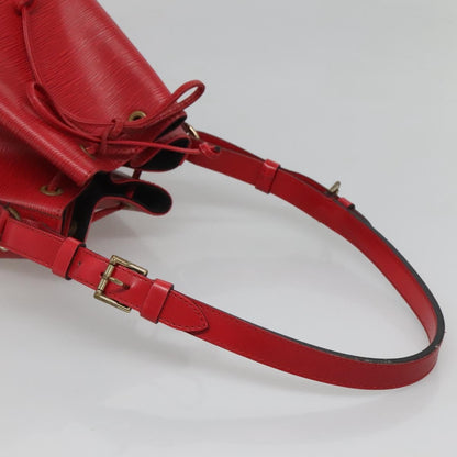 Louis Vuitton Noe Handbag Epi leather, RED, LEATHER, Handbag