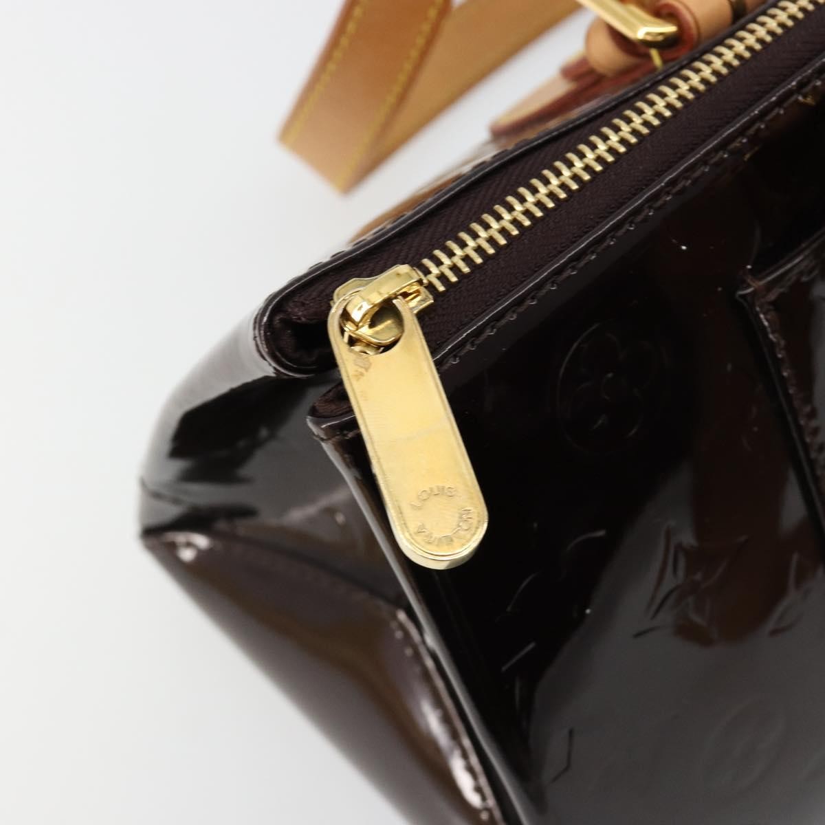 Louis Vuitton Rosewood Avenue Handbag Monogram Vernis, Purple, Patent Leather, Handbag