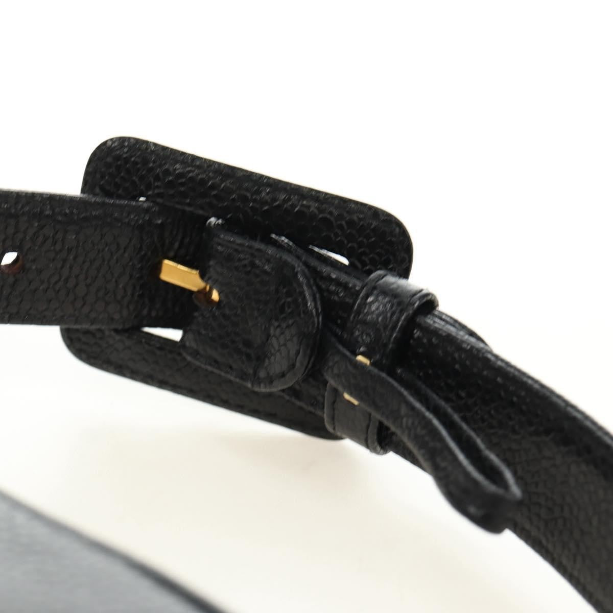 Chanel Vintage Timeless Belt Bag Caviar, Black, Leather, Clutch