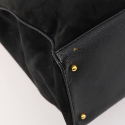 Gucci Bamboo tote bag Suede, Black, Suede, Tote Bag