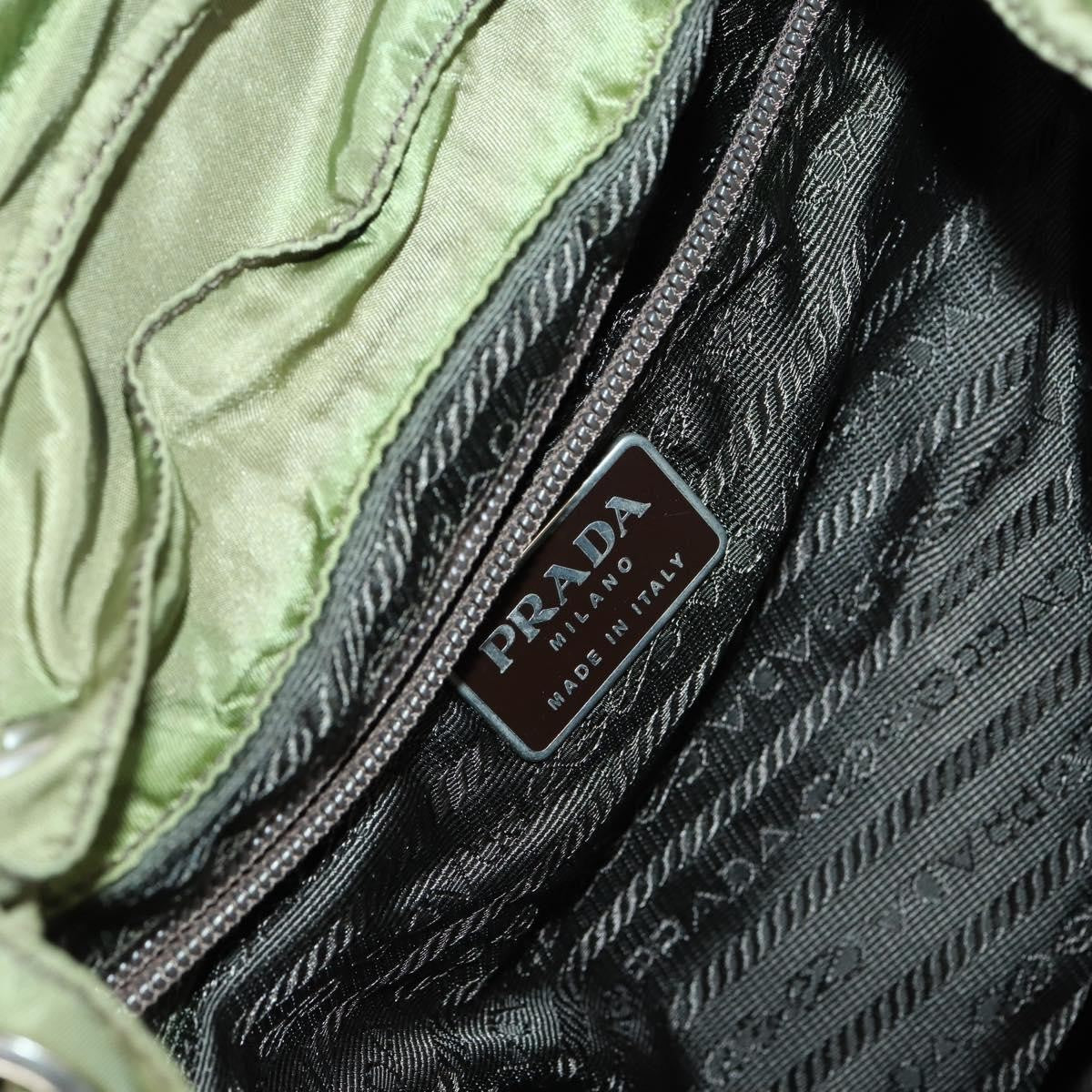 Prada Double Front Pocket Backpack Tessuto, KHAKI, NYLON, Backpack