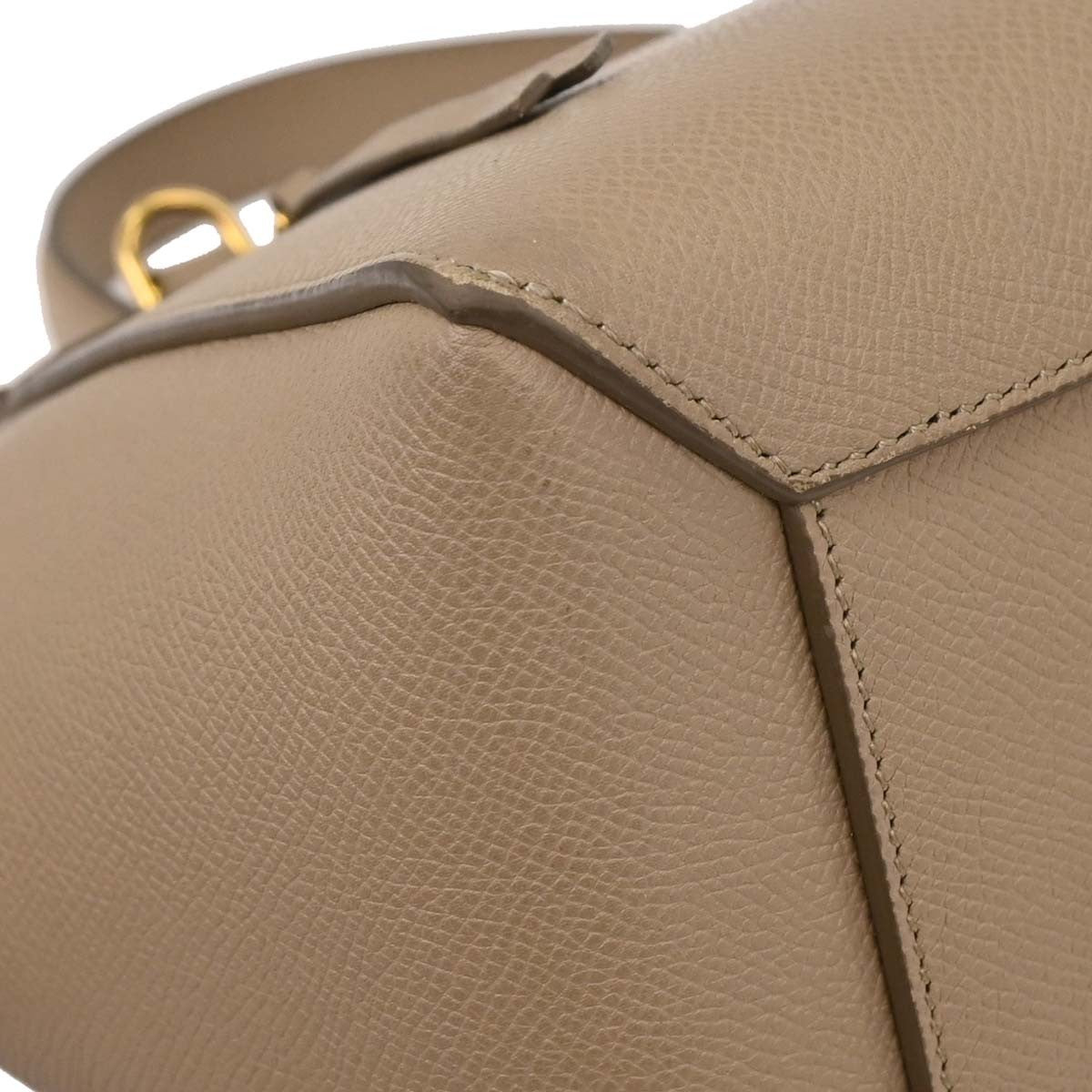 Celine Belt Bag Calfskin, BEIGE, LEATHER, Handbag