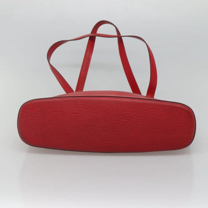 Louis Vuitton Lussac Handbag Epi Leather, RED, LEATHER, Shoulder bag