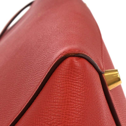 Celine Belt Bag Calfskin, RED, LEATHER, Handbag