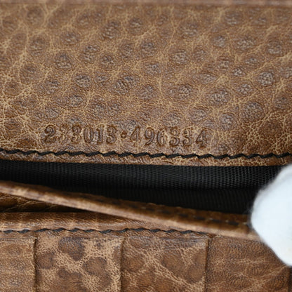 Gucci Vintage Web Continental Wallet GG Canvas, BROWN, CANVAS, Wallets