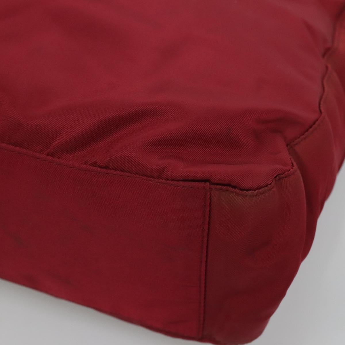 Prada Vintage Zip Tote Tessuto, RED, NYLON, Tote bag