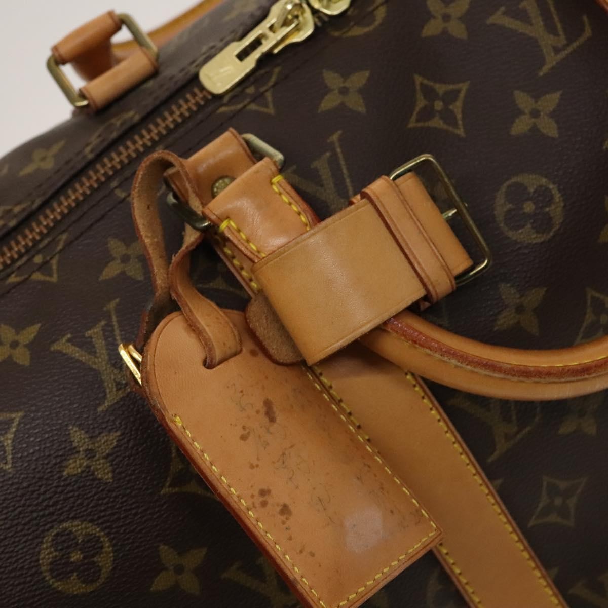 Louis Vuitton Keepall Bag Monogram Canvas, BROWN, CANVAS, Travel bag