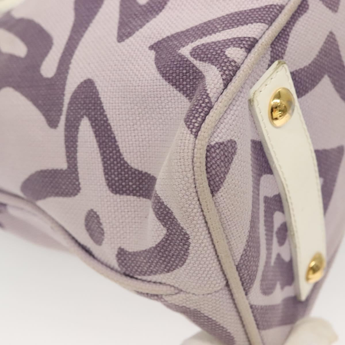 Louis Vuitton Tahitienne Cabas Canvas, PURPLE, CANVAS, Tote bag