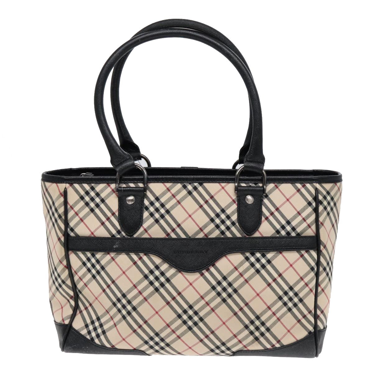Burberry Nova Check Tote canvas check pattern, BEIGE, CANVAS, Tote bag