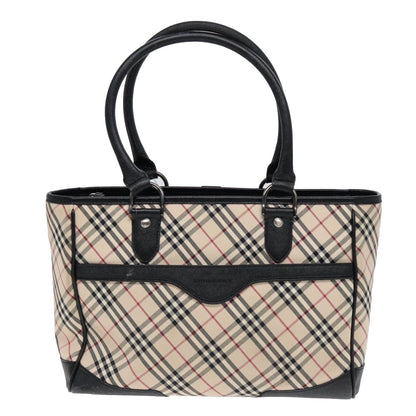 Burberry Nova Check Tote canvas check pattern, BEIGE, CANVAS, Tote bag